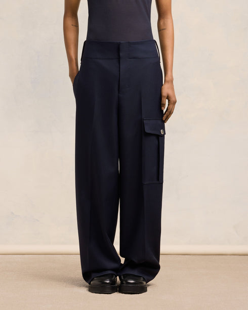 AMI PARIS Pants Militaire Stright Fit Unisex Apparel